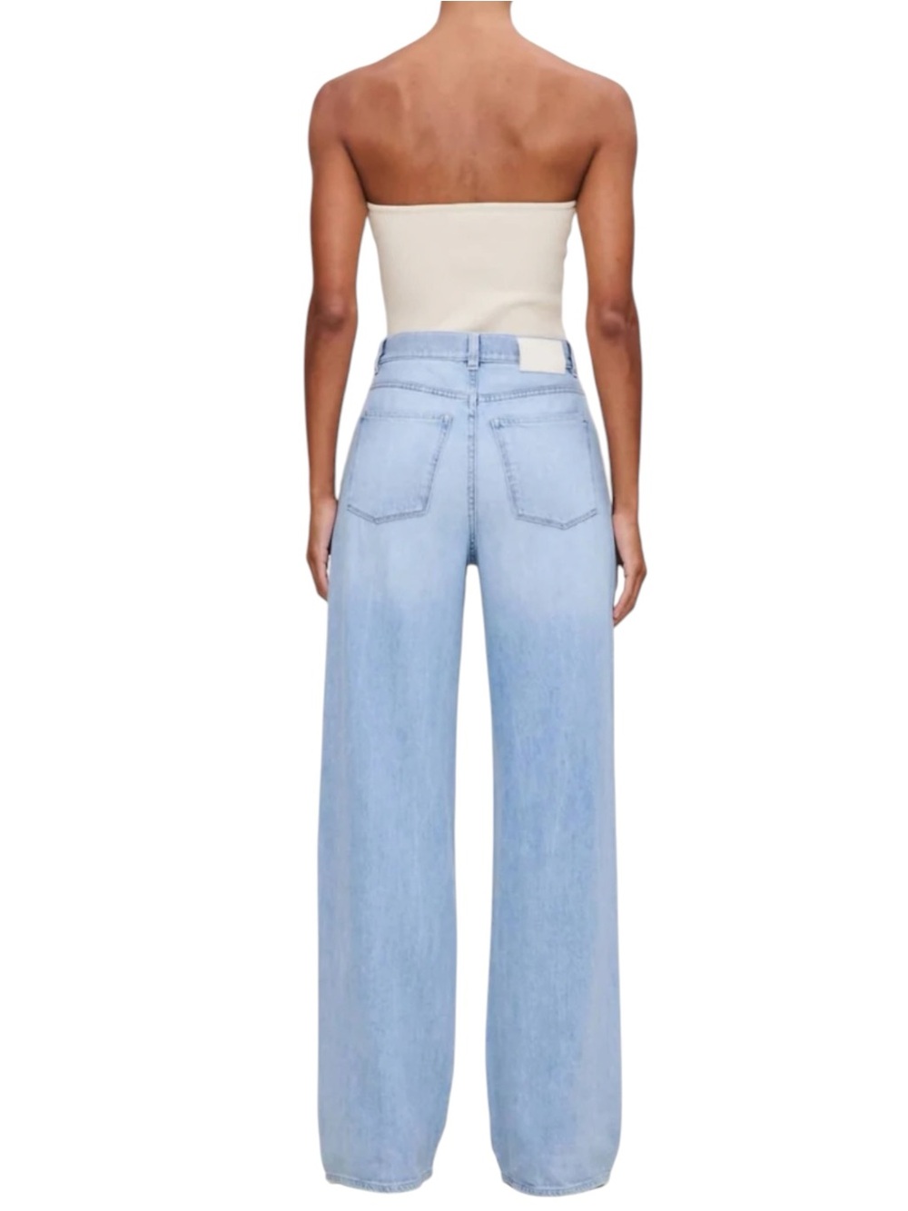 NWT DL1961 Isabel Wide Leg 31.5’ Jeans in Beachfront Size 31 - Picture 3 of 15